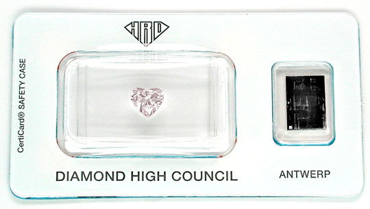Foto 1 - Herz Diamant 1,01ct Light Brownish Pink !!! HRD Diamond, D5482